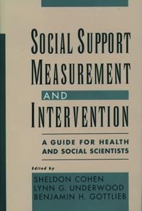Social Support Measurement and Intervention | 0:e upplagan