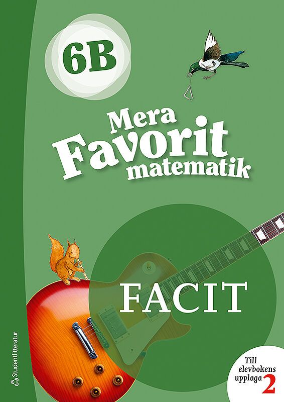Mera Favorit matematik 6B  Facit 5-pack | 1:a upplagan