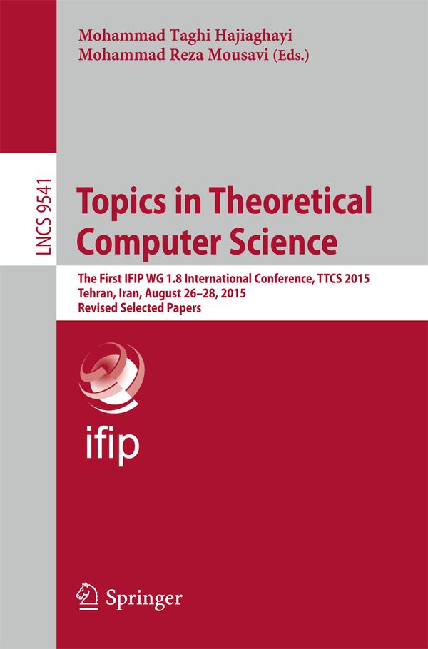 Topics in Theoretical Computer Science | 1:a upplagan