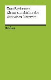 Kleine Geschichte der deutschen Literatur | 1:a upplagan