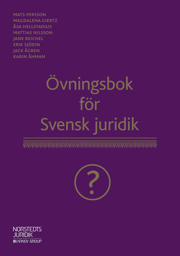 Övningsbok för Svensk juridik | 1:a upplagan