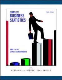 COMPLETE BUSINESS STATISTICS | 6:e upplagan