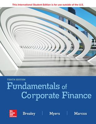 ISE Fundamentals of Corporate Finance | 10:e upplagan