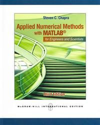 Applied Numerical Methods with MATLAB
