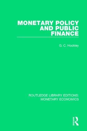 Monetary Policy and Public Finance | 1:a upplagan