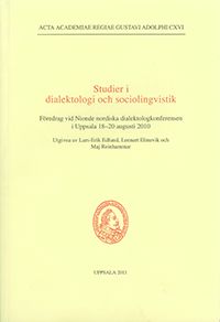 Studier i dialektologi och sociolingvistik | 0:e upplagan