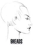 9 heads - a guide to drawing fashion by nancy riegelman