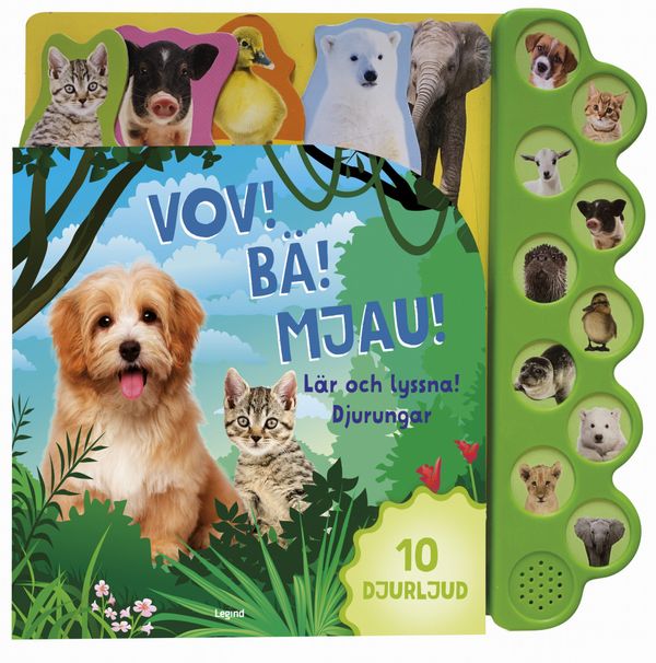 Lär och lyssna! Djurungar - med 10 djurljud | 0:e upplagan