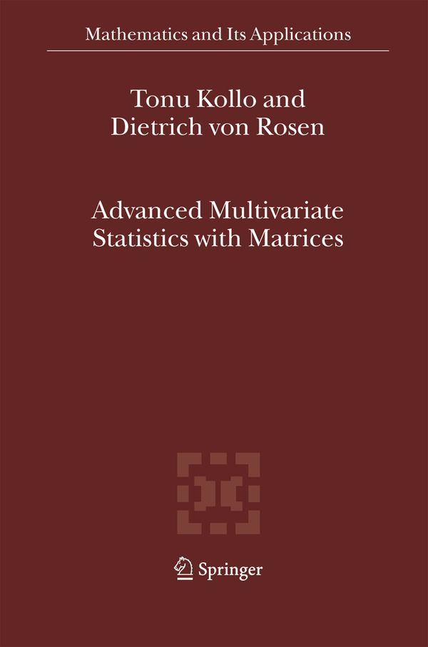 Advanced Multivariate Statistics with Matrices | 0:e upplagan