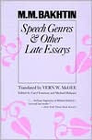 Speech genres and other late essays