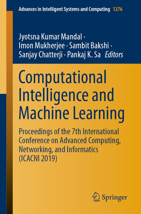 Computational Intelligence and Machine Learning | 1:a upplagan