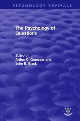 The Psychology of Questions | 1:a upplagan