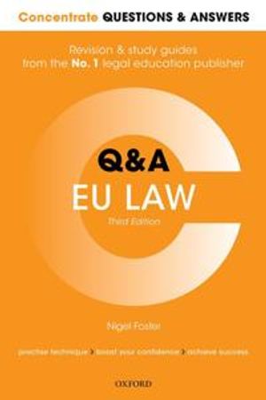 Concentrate Questions and Answers EU Law