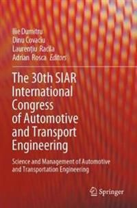 The 30th SIAR International Congress of Automotive and Transport Engineering