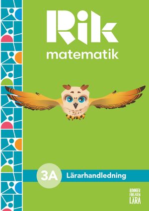 Rik matematik 3 A Lärarhandledning, bok + digitala resurser | 1:a upplagan