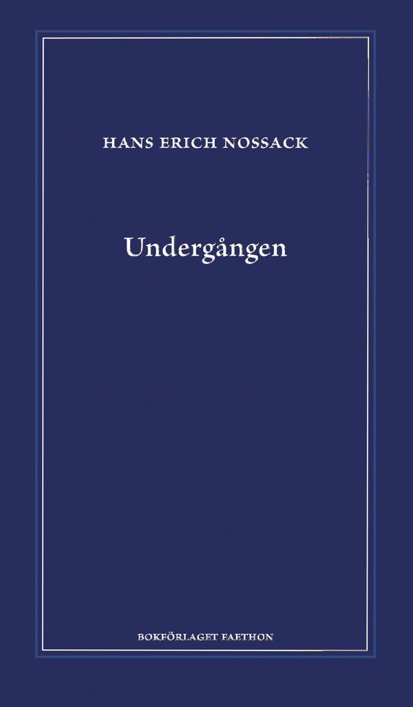 Undergången | 0:e upplagan