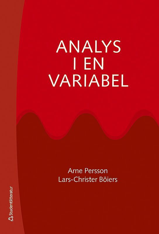Analys I en Variabel - SÄRTRYCK | 1:a upplagan