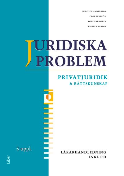 Juridiska problem Lärarh+cd | 5:e upplagan