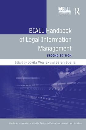 BIALL Handbook of Legal Information Management | 2:a upplagan