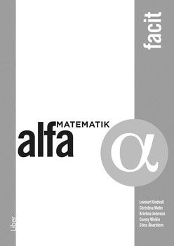 Matematik Alfa Facit | 2:a upplagan