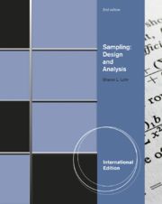 Sampling: Design and analysis