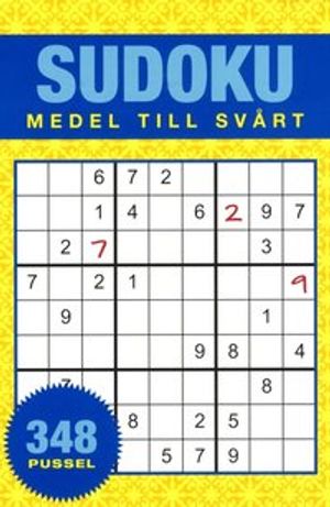 Sudoku : Medel till svår | 1:a upplagan