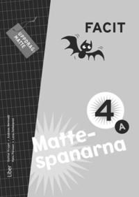 Mattespanarna 4A Facit | 1:a upplagan