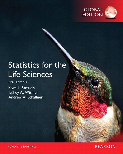Statistics for the Life Sciences, Global Edition | 5:e upplagan