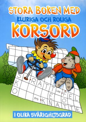 Stora boken med kluriga och roliga korsord