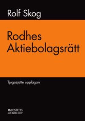 Rodhes aktiebolagsrätt | 26:e upplagan