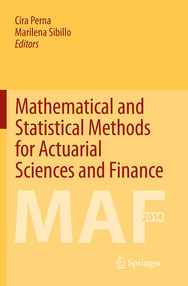 Mathematical and Statistical Methods for Actuarial Sciences and Finance | 1:a upplagan