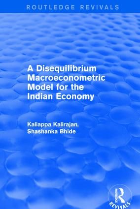 A Disequilibrium Macroeconometric Model for the Indian Economy | 1:a upplagan
