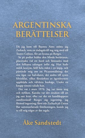 Argentinska berättelser | 1:a upplagan