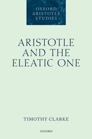 Aristotle and the Eleatic One