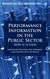 Performance Information in the Public Sector