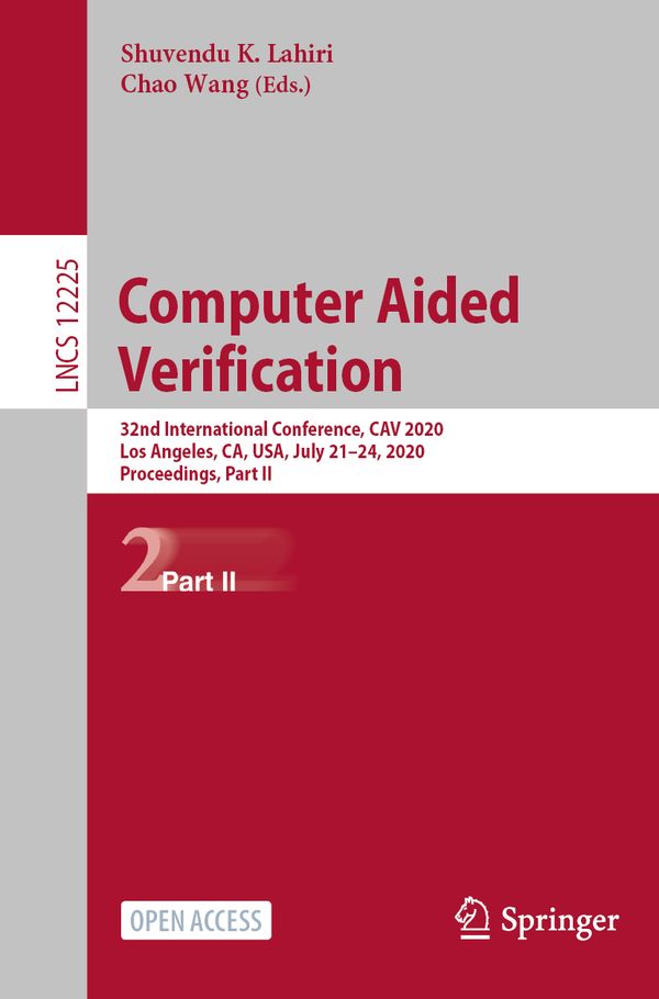 Computer Aided Verification | 1:a upplagan