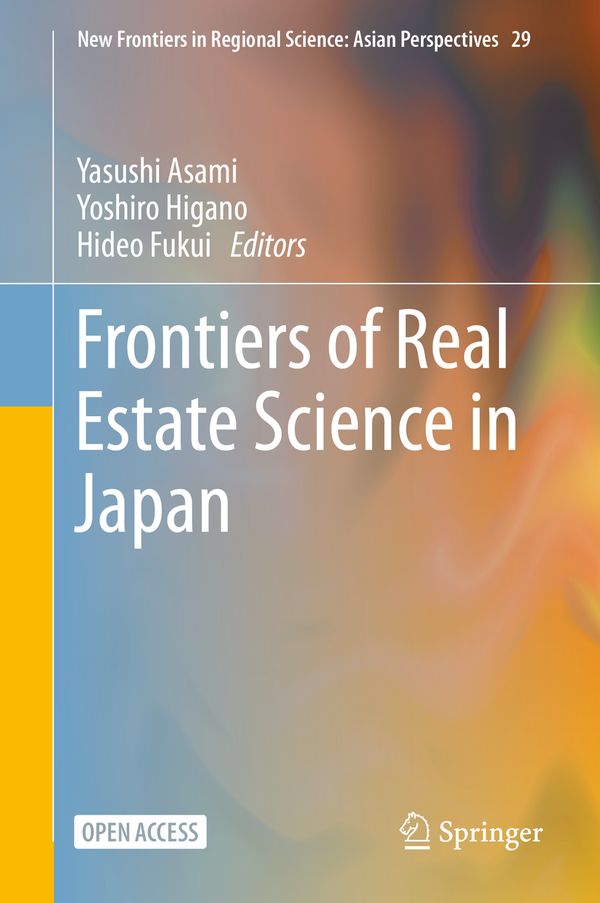 Frontiers of Real Estate Science in Japan | 1:a upplagan