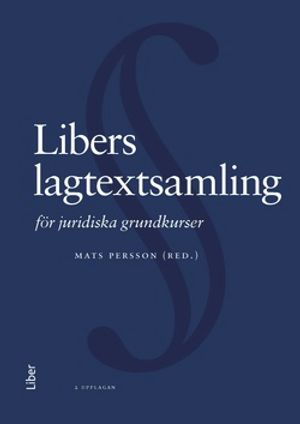 Libers lagtextsamling - för juridiska grundkurser |  2:e upplagan