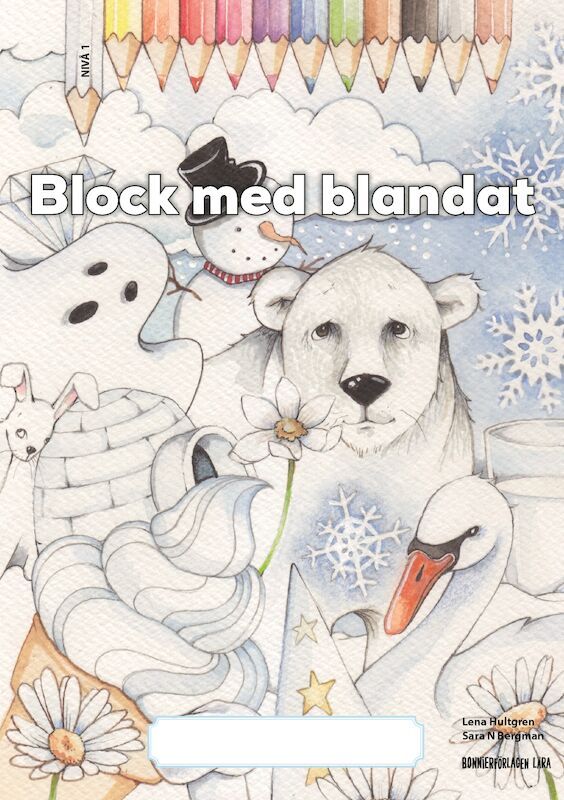 Block med blandat 1 - vit, 5-pack | 1:a upplagan