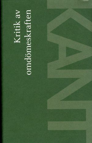 Kritik av omdömeskraften | 1:a upplagan