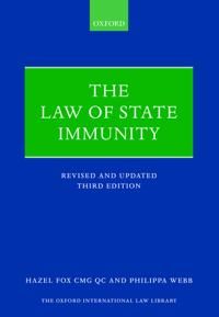 The Law of State Immunity | 0:e upplagan