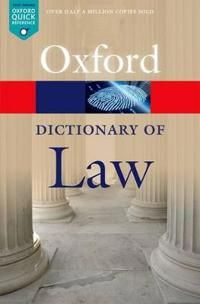 Oxford Dictionary of Law | 0:e upplagan