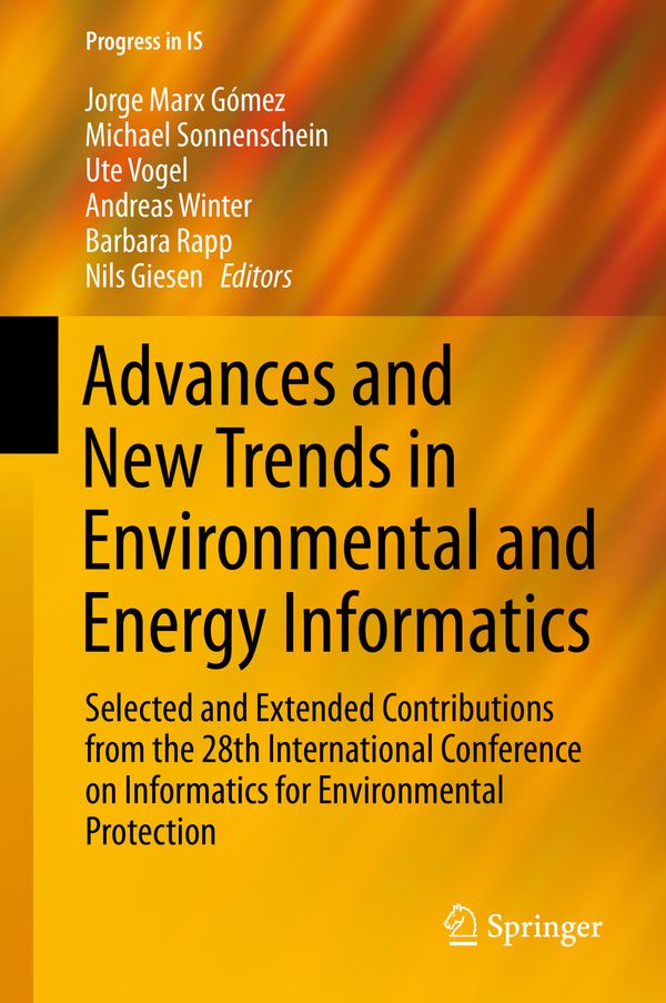 Advances and New Trends in Environmental and Energy Informatics | 1:a upplagan