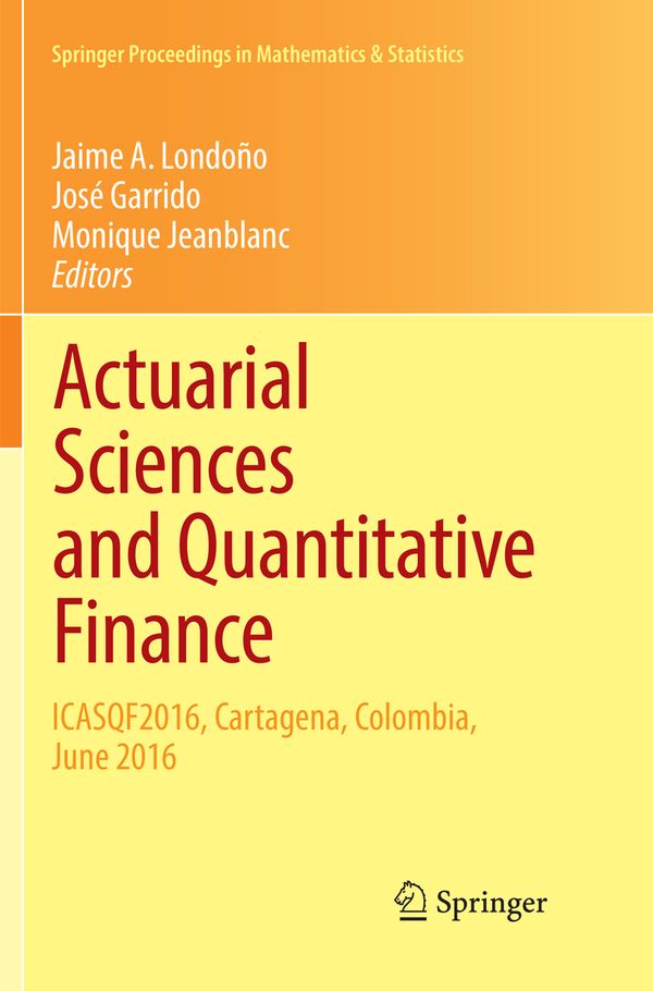 Actuarial Sciences and Quantitative Finance | 1:a upplagan