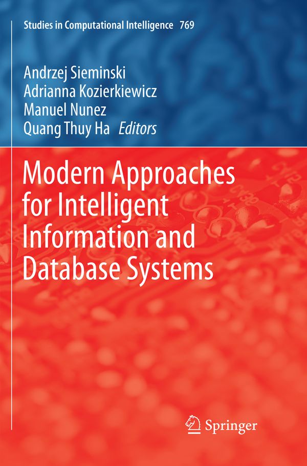 Modern Approaches for Intelligent Information and Database Systems | 1:a upplagan