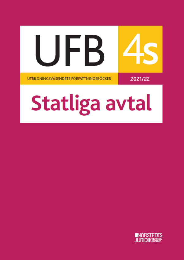 UFB 4 S Statliga avtal 2021/22 | 0:e upplagan