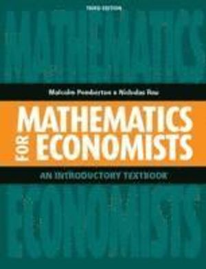 Mathematics for Economists | 3:e upplagan