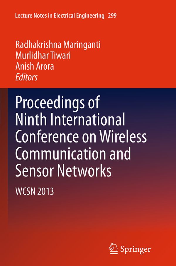 Proceedings of Ninth International Conference on Wireless Communication and Sensor Networks | 1:a upplagan