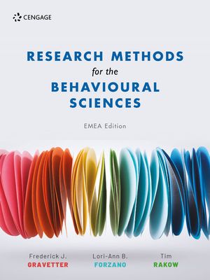 Research Methods For The Behavioural Sciences