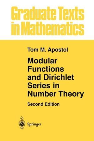 Modular Functions and Dirichlet Series in Number Theory |  2:e upplagan